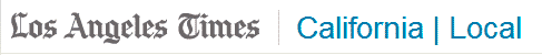 Los Angeles Times header